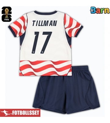 Förenta stater Malik Tillman #17 Hemmatröja Barn VM 2026 Kortärmad (+ Korta byxor)